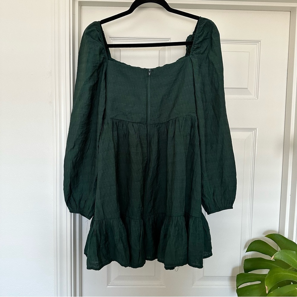 Lovely Day Hunter Green Dress - Picture 3 of 8